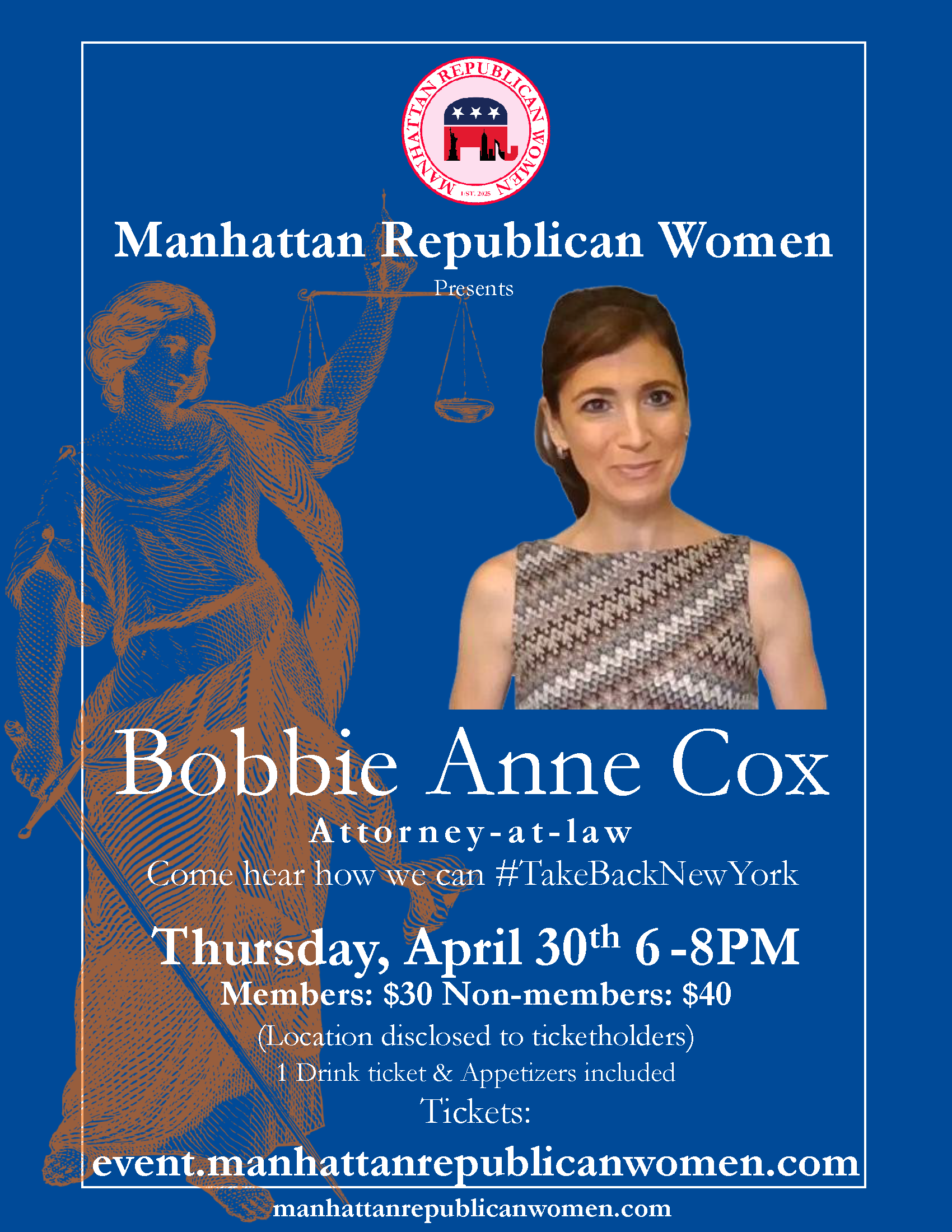 Bobbie Anne Cox at Manhattan Republican Women